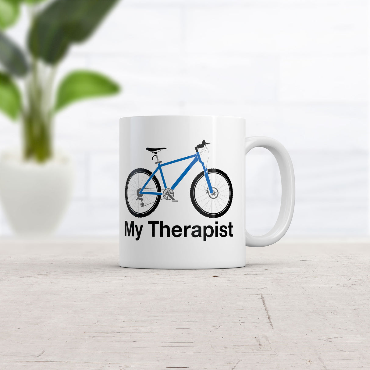 My Therapist Mug Funny Sarcastic Bike Coffee Cup-11oz