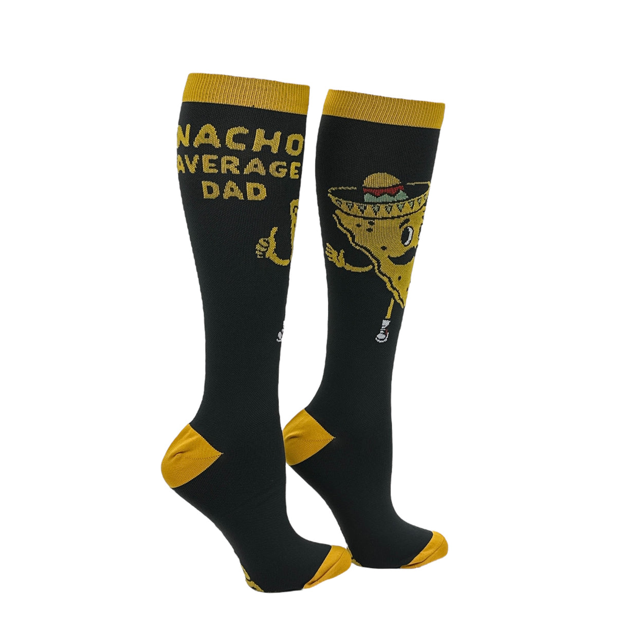 Funny Compression Socks for Dad Hilarious Fathers Day High Socks for Men