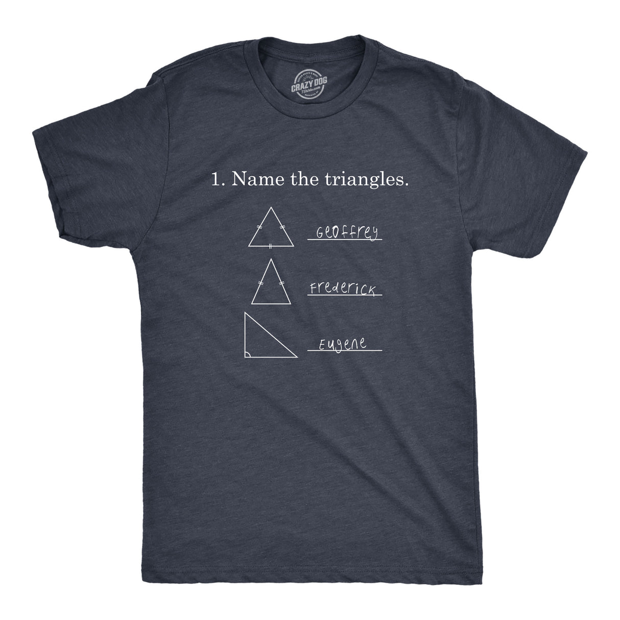 Name The Triangles Men's Tshirt