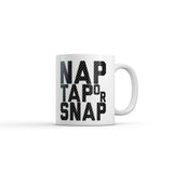 Nap Tap Or Snap Mug Funny Sarcastic Jiu Jitsu Graphic Novelty Coffee Cup-11oz