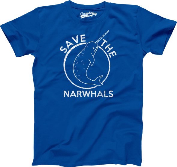 Save The Narwhals Men's Tshirt