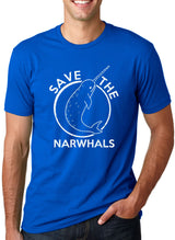 Save The Narwhals Men's Tshirt