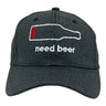 Need Beer Hat Funny Low Battery Drinking Dad Gift Cap