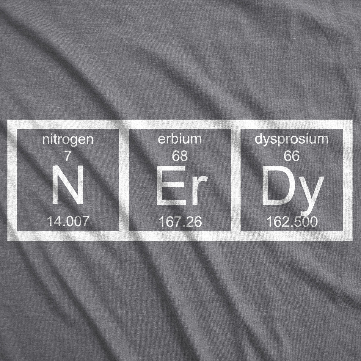 Womens Nerdy Periodic Table T Shirt Funny Science Dork Geek Tee for Ladies