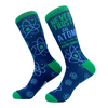 Men's Never Trust An Atom They Make Up Everything Socks Funny Nerdy Science Joke Footwear