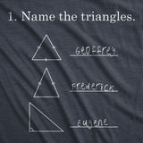Name The Triangles Men's Tshirt