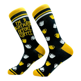 Im A Nightmare Before Coffee Socks Funny Halloween Caffeine Lovers Footwear