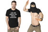 Ask Me About My Ninja Disguise Flip Men's Tshirt