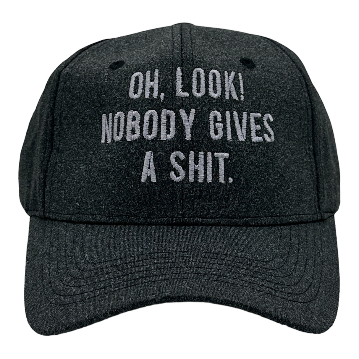 Oh Look Nobody Gives A Shit Hat Funny Sarcastic Novelty Baseball Cap