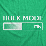 Women's Hulk Mode On T Shirt Funny Comic Book  Tee for Women