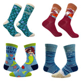 Womens Funny Sock Bundles Cute Socks with Sarcastic Sayings and Fun Graphic Designs
