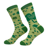 Women's Oh for Lucks Sake Socks Funny St Paddys Day Shamrock Footwear