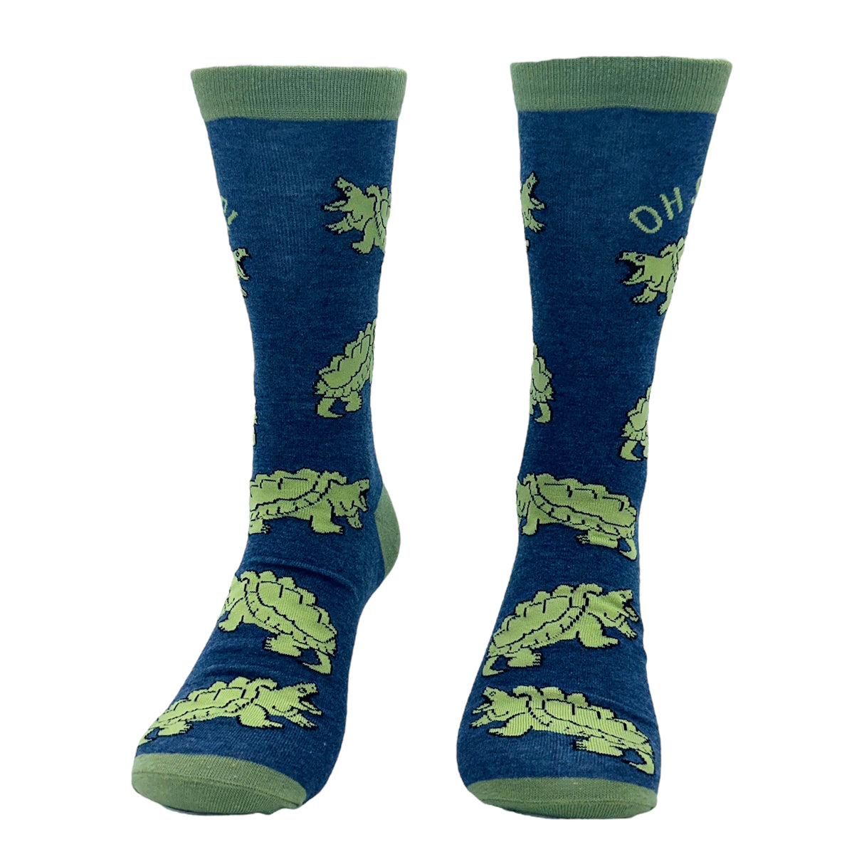 Men's Oh Snap Socks Funny Snapping Turtle Novelty Joke Footwear