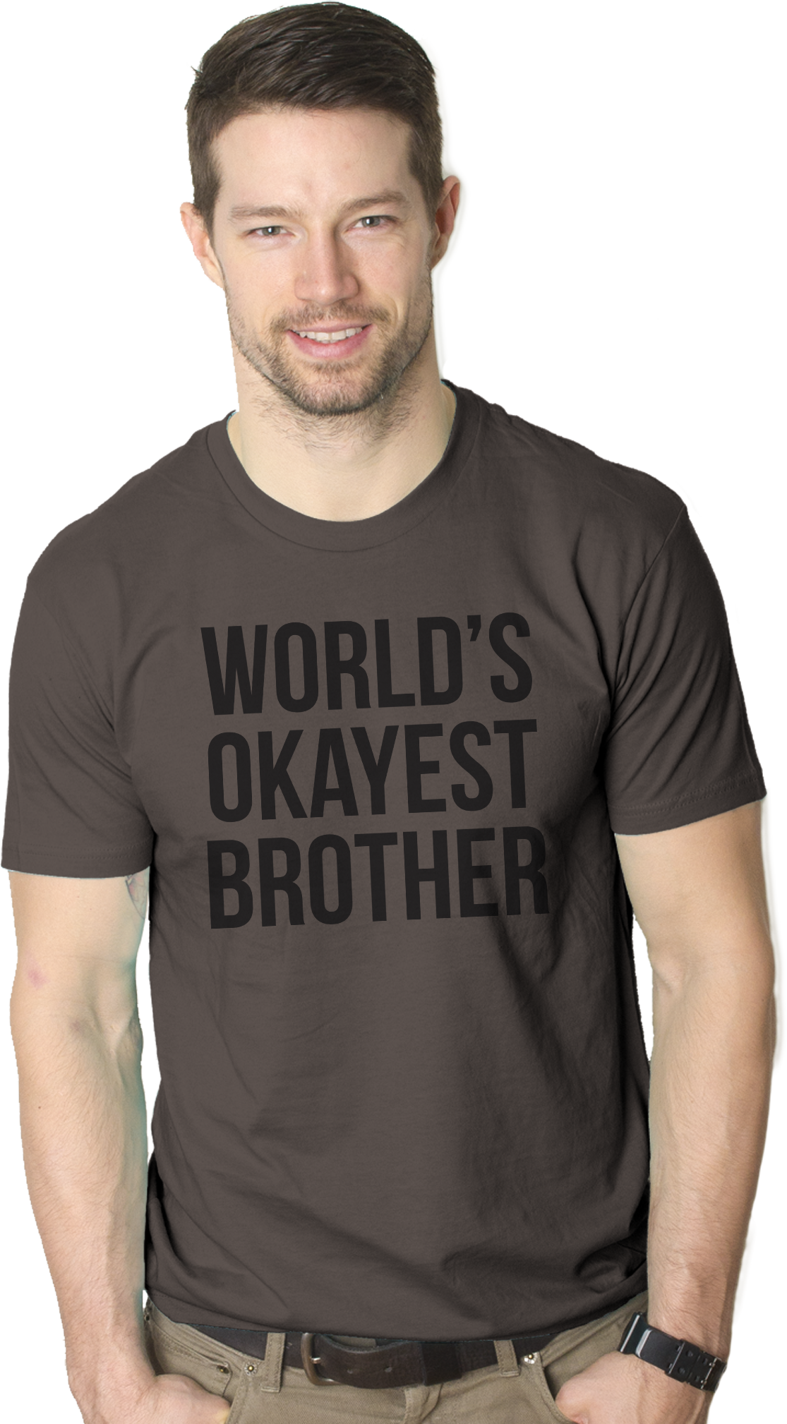 World's Okayest Brother Men's Tshirt