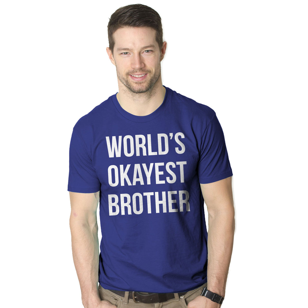 World's Okayest Brother Men's Tshirt