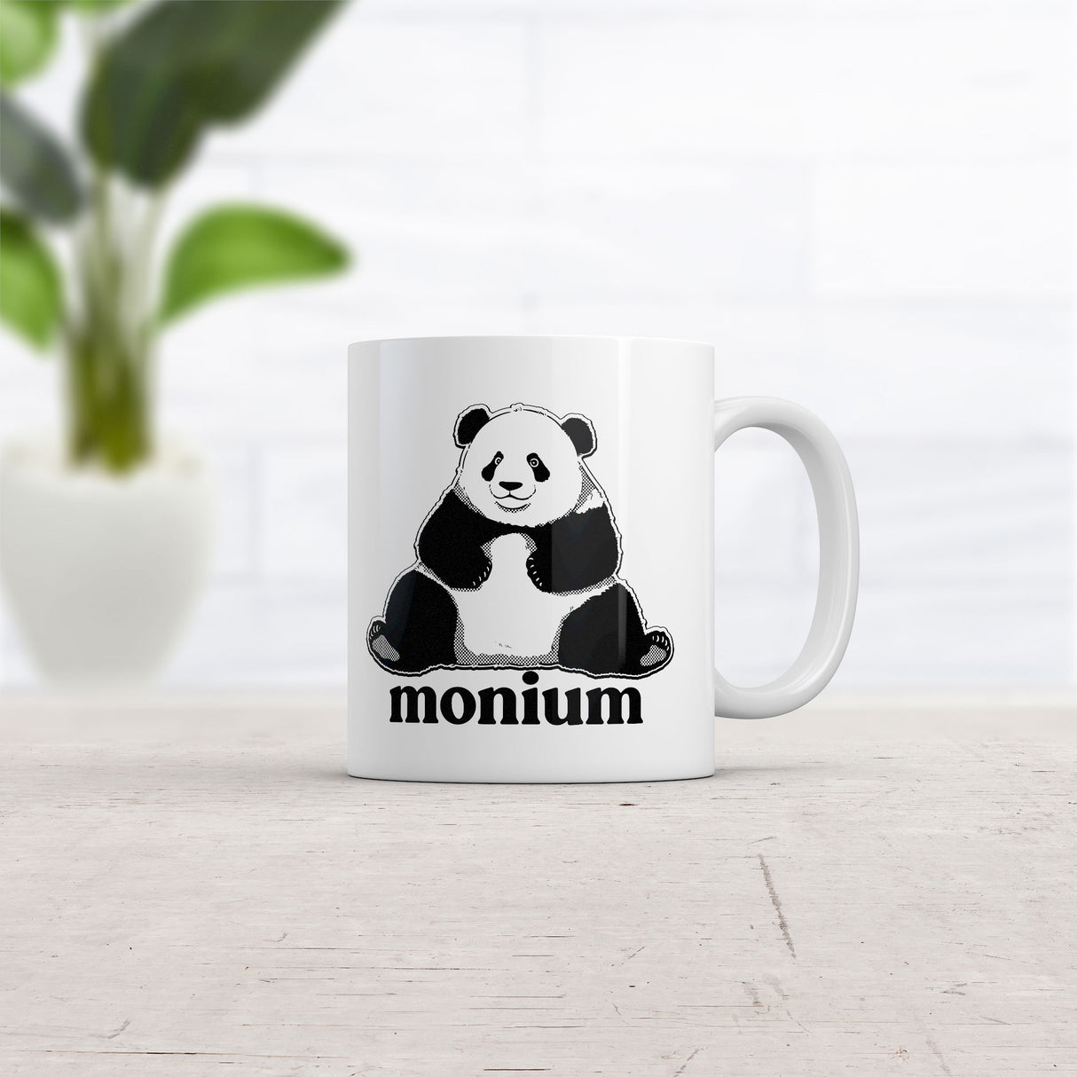 Pandamonium Mug Funny Sarcastic Panda Graphic Novelty Coffee Cup-11oz