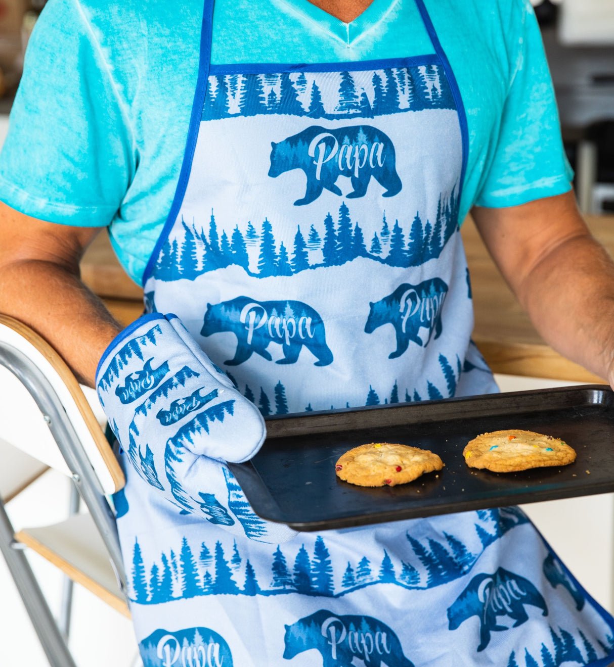 Papa Bear Oven Mitt + Apron