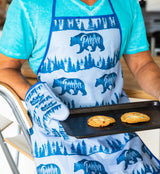 Introverted But Willing To Discuss Tacos Oven Mitt + Apron