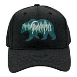 Papa Bear Hat Funny Fathers Day Gift Graphic Cap