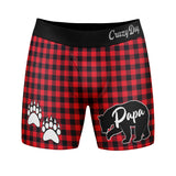 Funnys Boxers for Dad Fathers Day Briefs Graphic Novelty Underwear For Dad