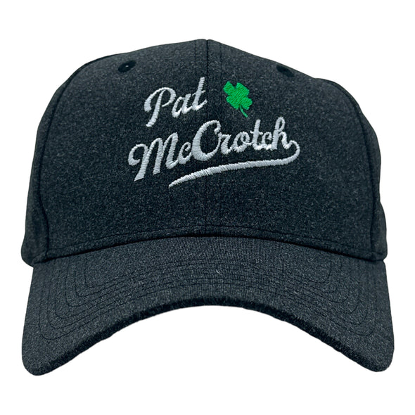 Pat McCrotch Hat Funny Offensive St Patricks Day Cool Saint Paddy Graphic Cap