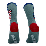 Women's USA Peace Hands Socks Funny Awesome Fourth Of July Patriotic Flag Lovers Footwear