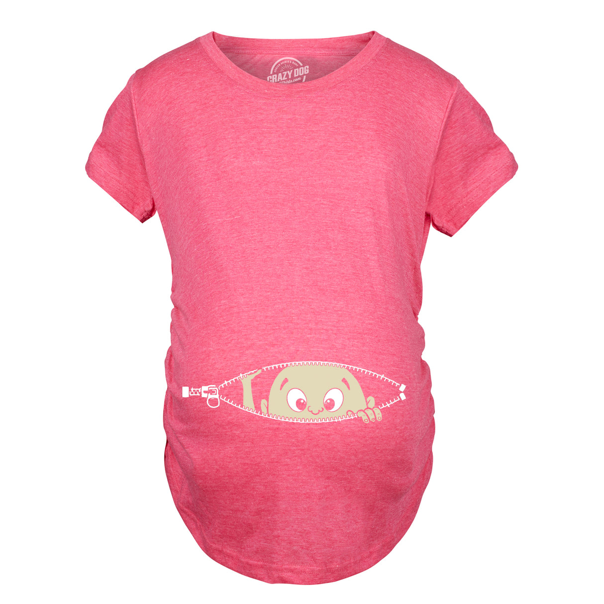 Maternity Baby Peeking T Shirt Funny Pregnancy Tee For Expecting Mothers