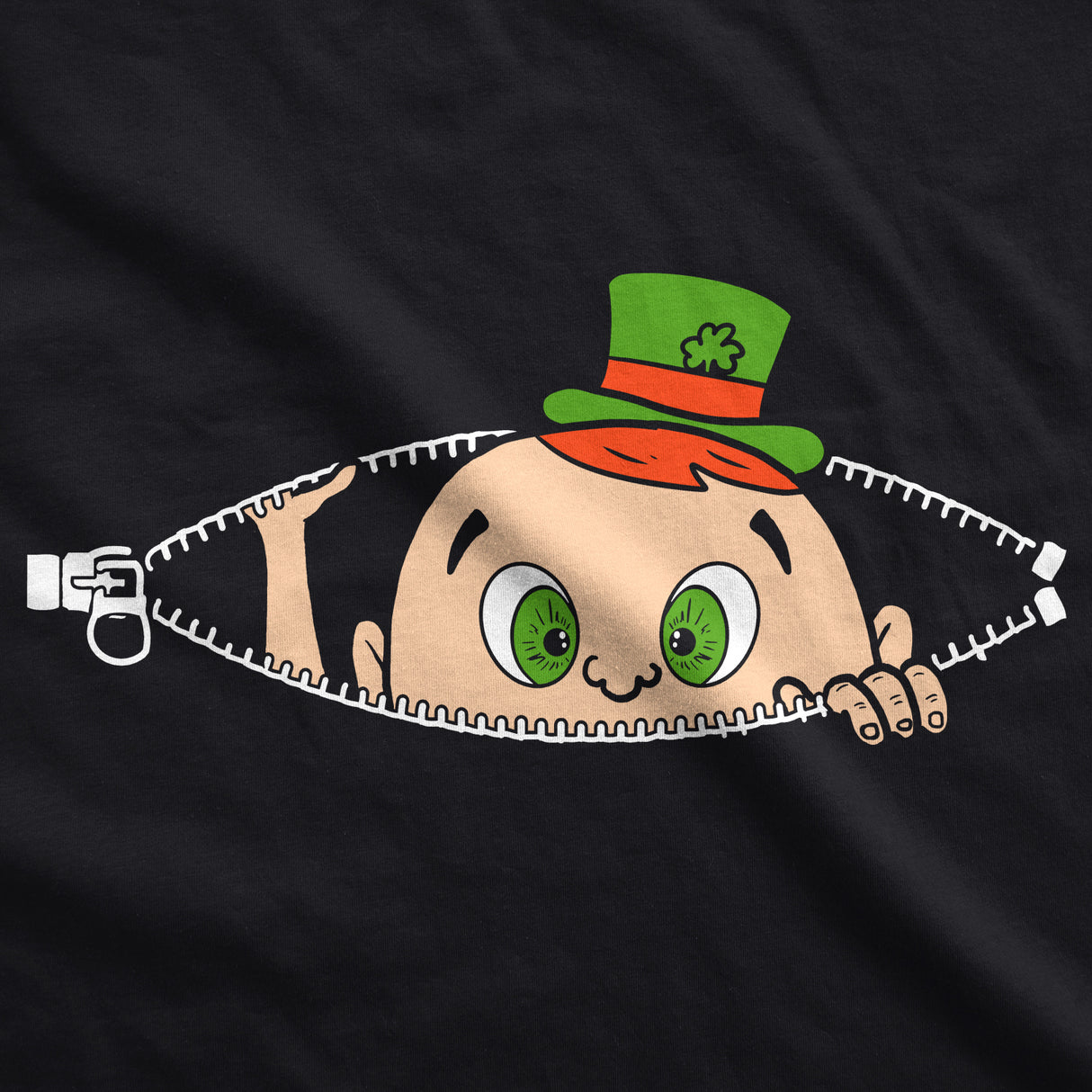 Maternity Peeking St Patricks Day Baby Funny T Shirt Saint Patty New Pregnancy