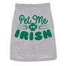 Dog Shirt Pet Me Im Irish Funny Saint Patricks Day T Shirt Clothes For Pet Puppy