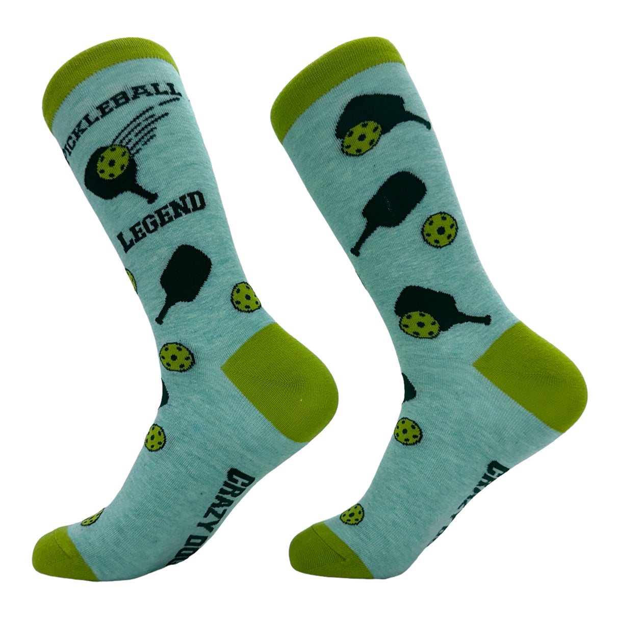 Women's Pickleball Legend Socks Funny Sarcastic Pickle Ball Lovers Paddle Joke Footwear