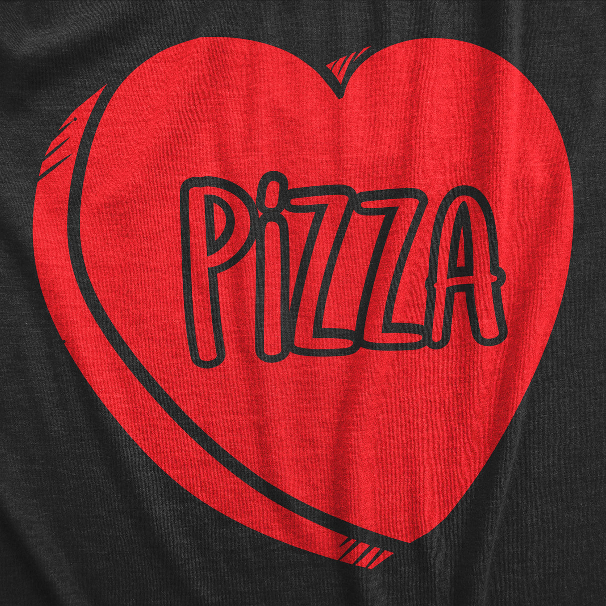 Pizza Candy Heart Men's Tshirt