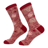 Women's Please Give Me Some Fucking Coffee Socks Funny Caffeine Lovers Footwear