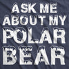 Youth Ask Me About My Polar Bear Flip T Shirt for Kids