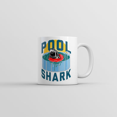 Pool Shark Mug Funny Shark Week Novelty Coffee Cup-11oz