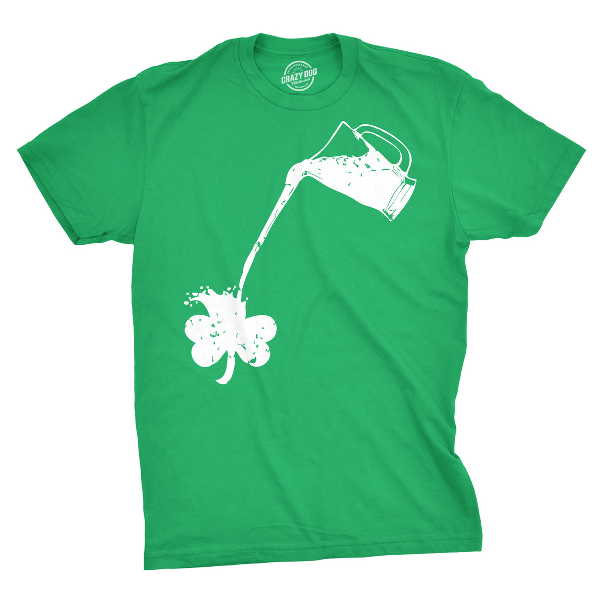 Pouring Shamrock Men's Tshirt