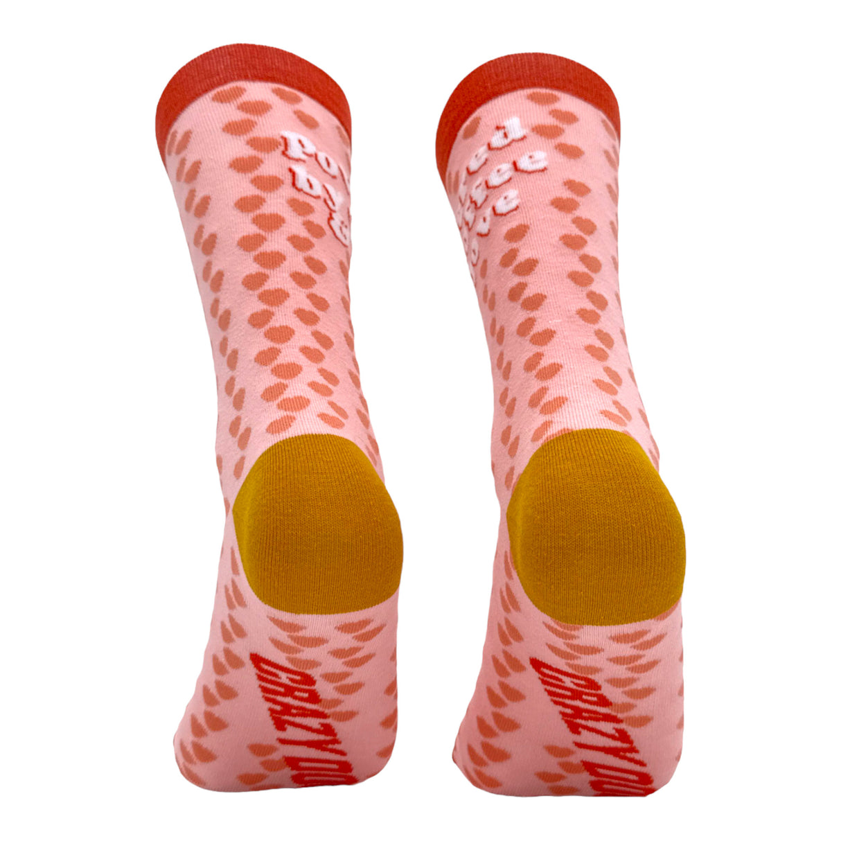 Women's Powered By Coffee and Love Socks Funny Cute Footwear