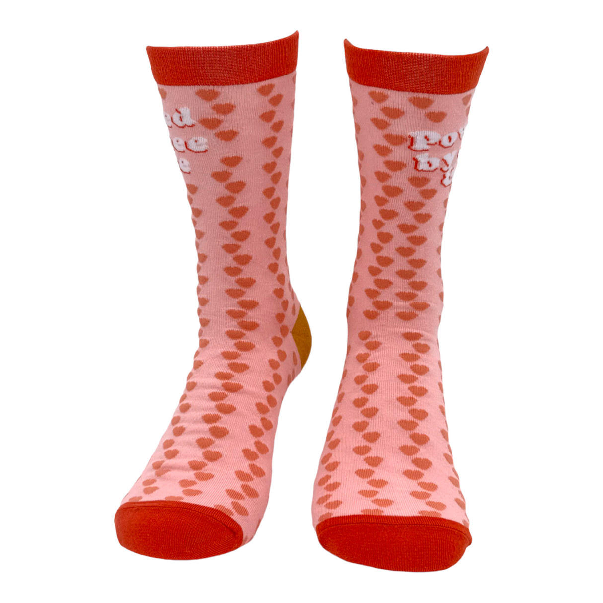 Women's Powered By Coffee And Love Socks Funny Cute Footwear