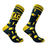 Men's Powered By Tacos Socks Funny Vintage Retro Mexican Food Lovers Footwear