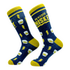 Men's Powered By Whiskey Socks Funny Alcohol Drinking Liquor Lovers Footwear