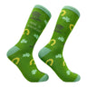 Women's Prone to Shenanigans Socks Funny St Paddys Day Parade Clover Footwear
