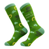 Men's Prone To Shenanigans Socks Funny St Paddys Day Parade Clover Footwear