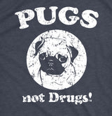 Pugs Not Drugs Men's Tshirt