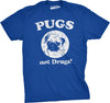 Pugs Not Drugs Men's Tshirt