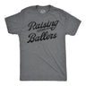 Mens Funny T Shirts Raising Ballers Sarcastic Baseball Graphic Tee for Men