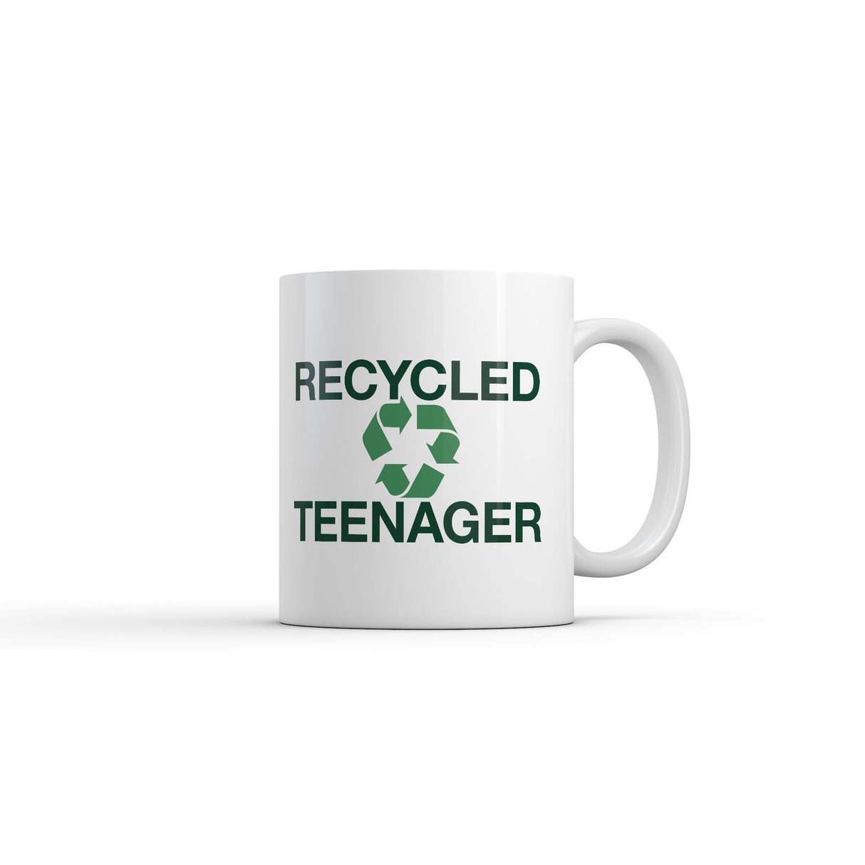 Recycled Teenager Mug Funny Sarcastic Graphic Novelty Coffee Cup-11oz