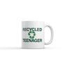 Recycled Teenager Mug Funny Sarcastic Graphic Novelty Coffee Cup-11oz