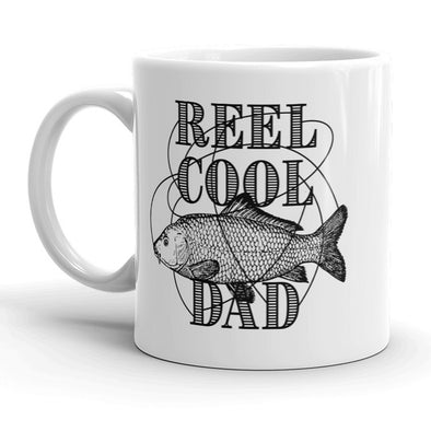 Reel Cool Dad Mug Funny Fathers Day Fishing Coffee Cup - 11oz