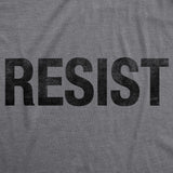 Mens Resist T Shirts Political Anti Authority Protest Tees Rebel Rally March Shirts