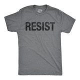 Mens Resist T Shirts Political Anti Authority Protest Tees Rebel Rally March Shirts