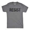 Mens Resist T Shirts Political Anti Authority Protest Tees Rebel Rally March Shirts